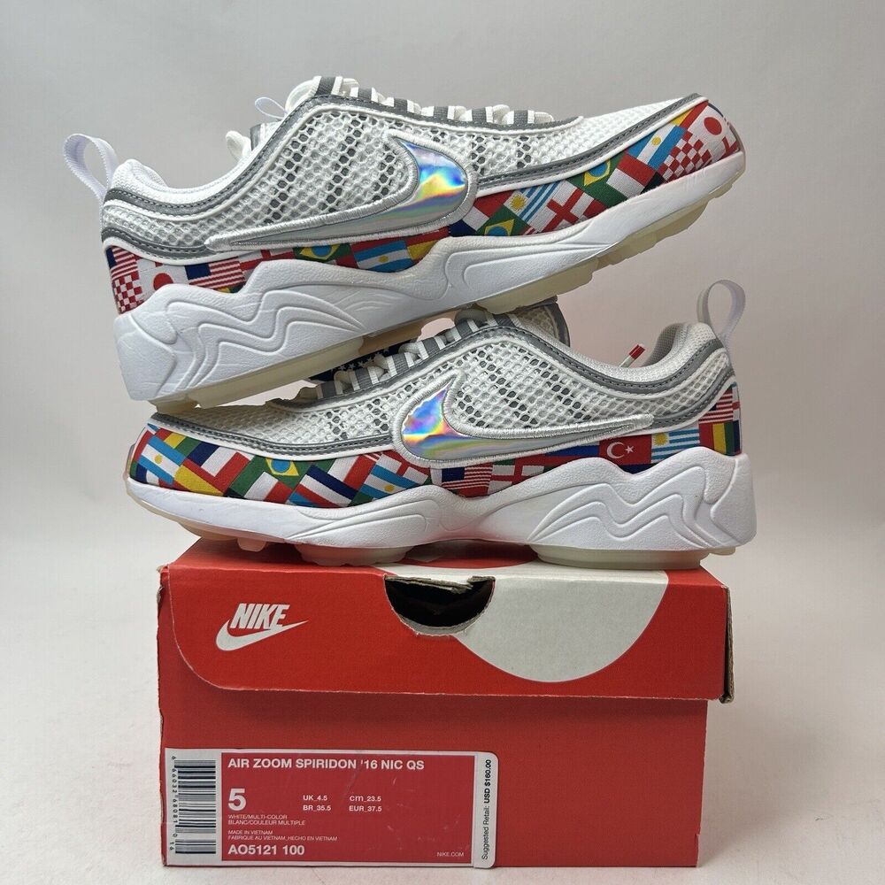 Nike Shoes Air Zoom Spiridon ‘16 NIC QS”International Flag” 2023 - Picture 3 of 5